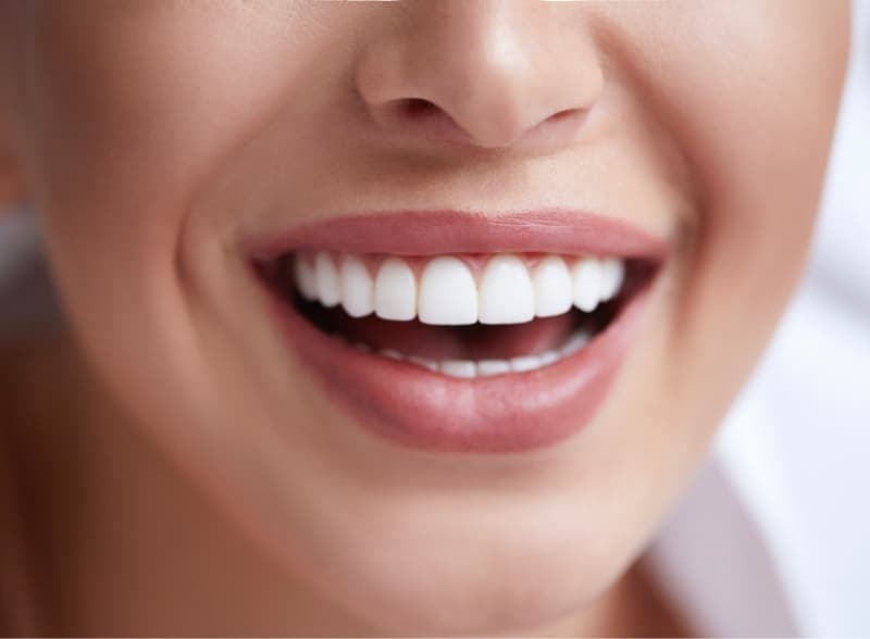 Close up of woman smiling